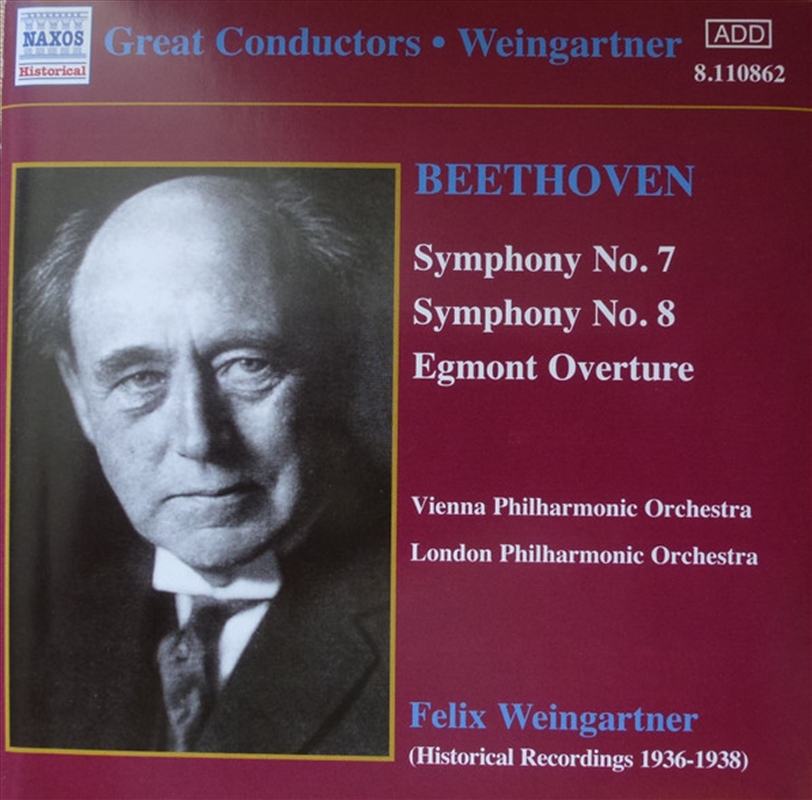 Beethoven: Symphonies Nos 7 & 8/Product Detail/Classical