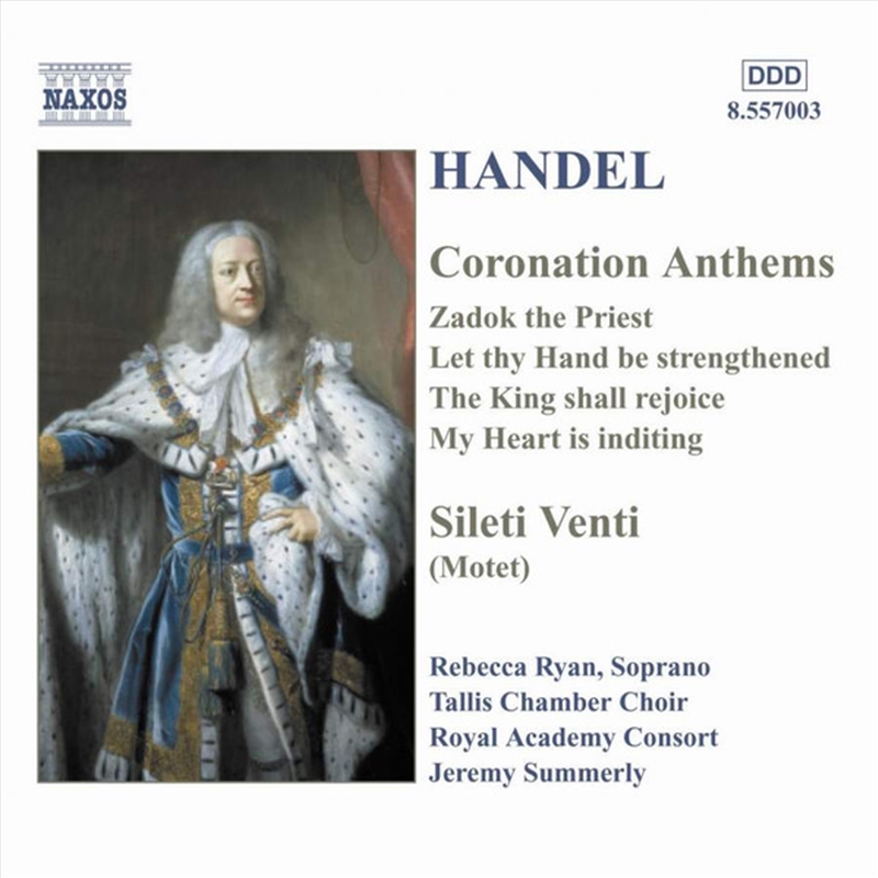 Handel Coronation Anthems/Product Detail/Classical