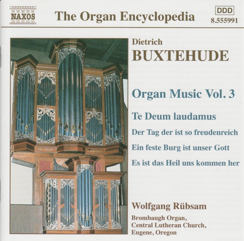 Buxtehude: Organ Music Vol 3/Product Detail/Classical