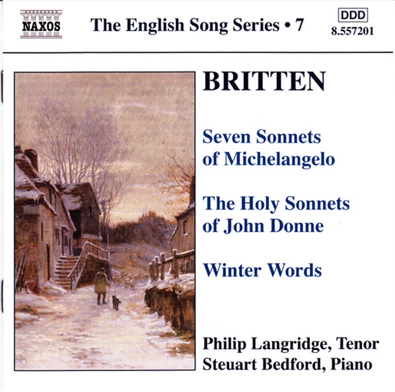 Holy Sonnets Of John Donne: English Song Series 7/Product Detail/Music CD Albums & Vinyl Records