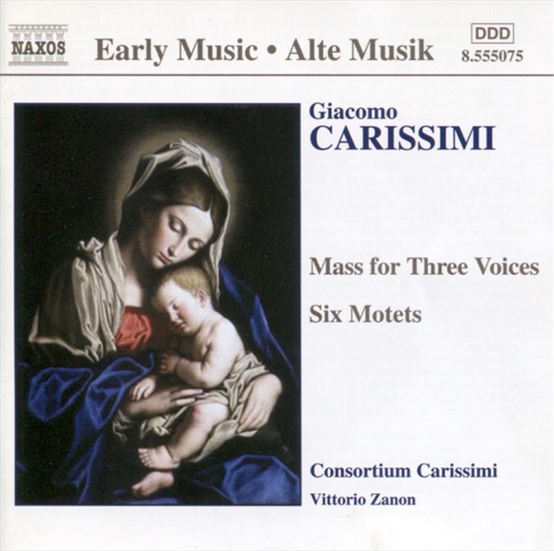 Carissimi: Mass For 3 Voices/Product Detail/Classical