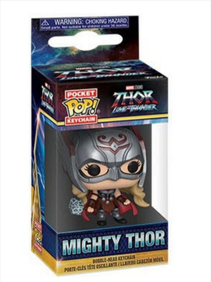 Thor 4: Love and Thunder - Mighty Thor Pop! Keychain | Pop Vinyl