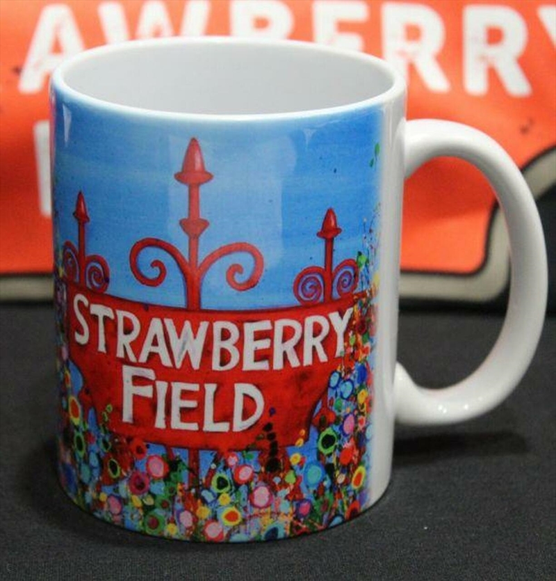 Strawberry Field Logo Flower Mug White/Product Detail/Mugs