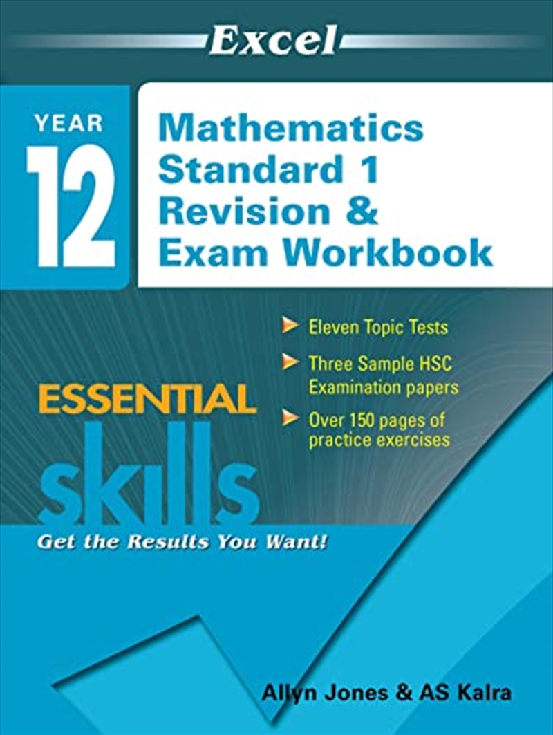 Excel Essential Skills: Year 12 Mathematics Standard 1 Revision & Exam Workbook/Product Detail/Reading