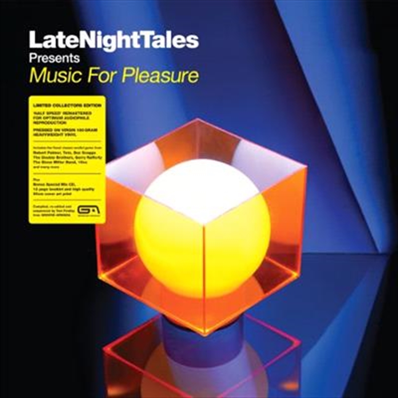 Late Night Tales Presents Music For Pleasure (selected And Mixed By Groove Armadas Tom Findlay) (bon/Product Detail/Various