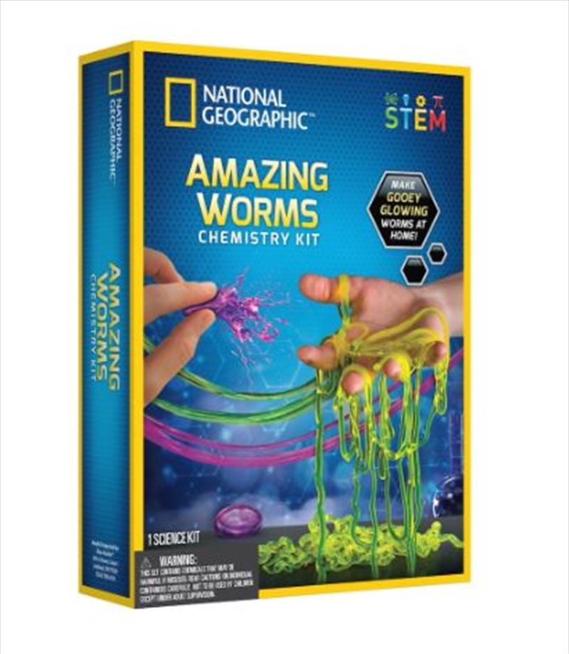 National Geographic Amazing Worms Chemistry Kit/Product Detail/STEM Toys & Kits