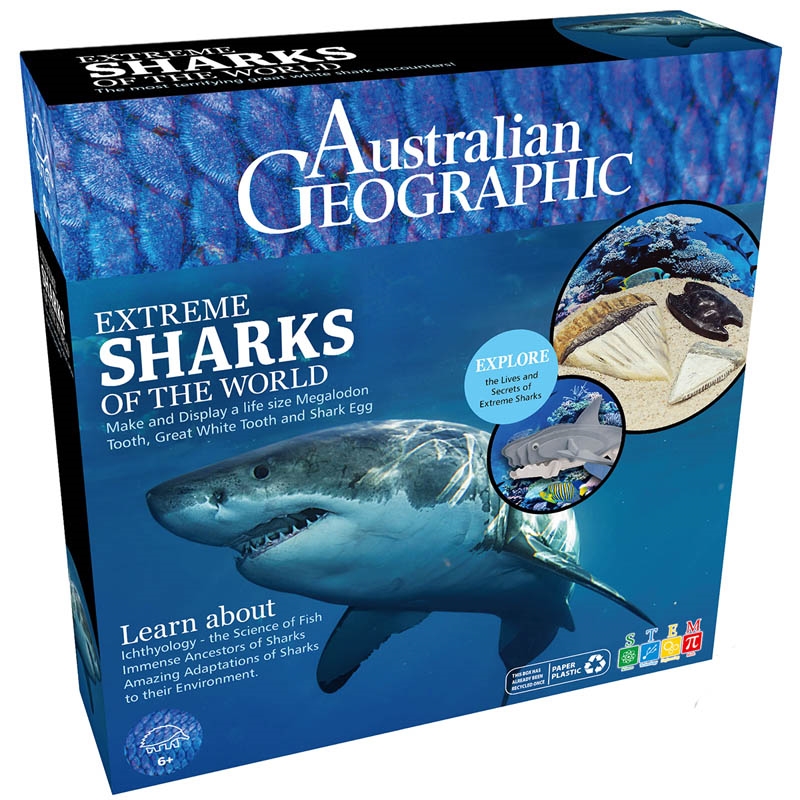Australian Geographic Extreme Sharks Of The World/Product Detail/STEM Toys & Kits
