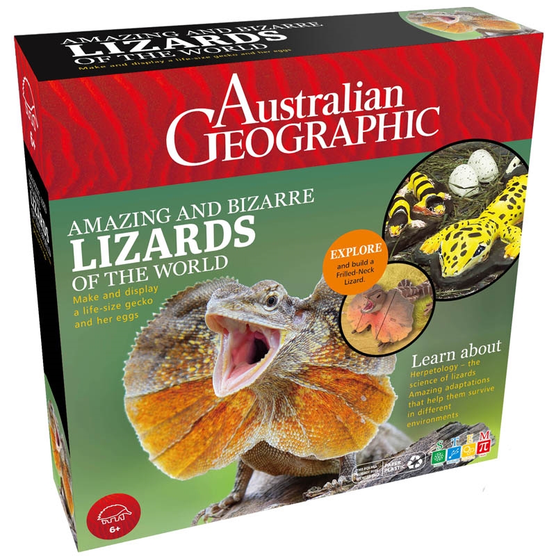 Australian Geographic Lizards Of The World Amazing And Bizarre/Product Detail/STEM Toys & Kits