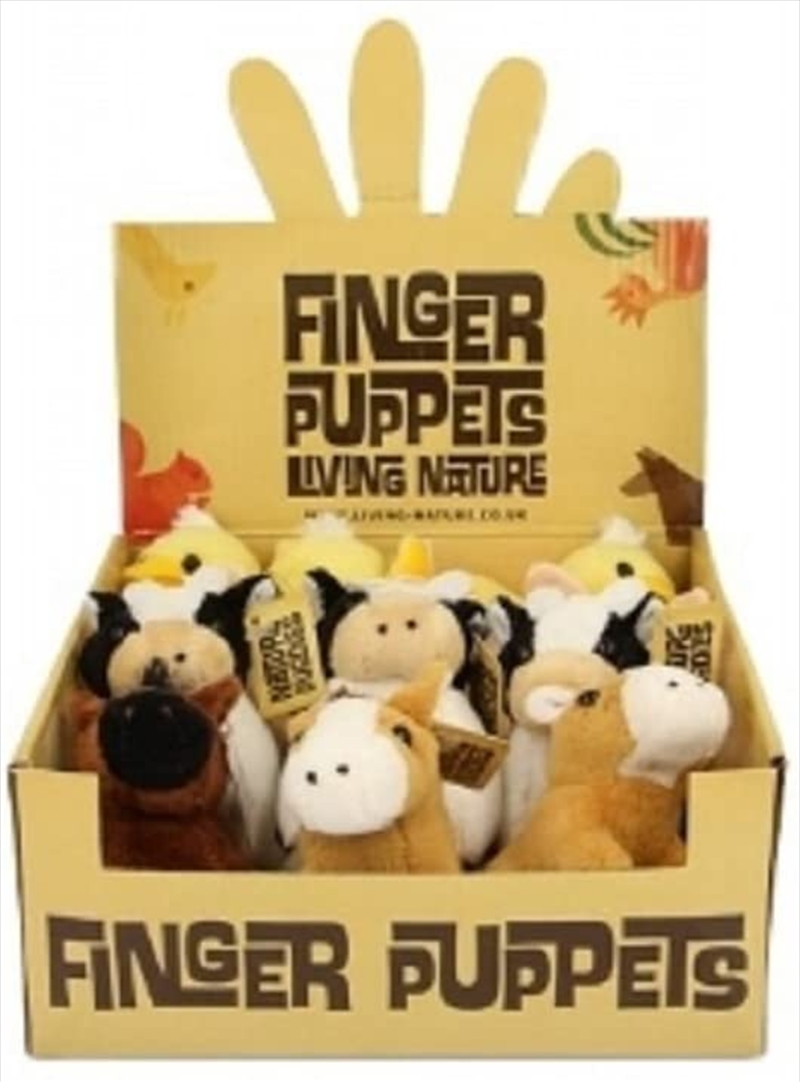 Farm Finger Puppets 10cm (SENT AT RANDOM) | Toy