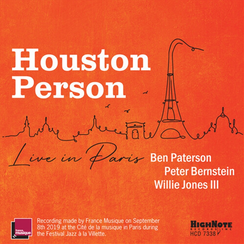 Houston Person Live In Paris/Product Detail/Pop