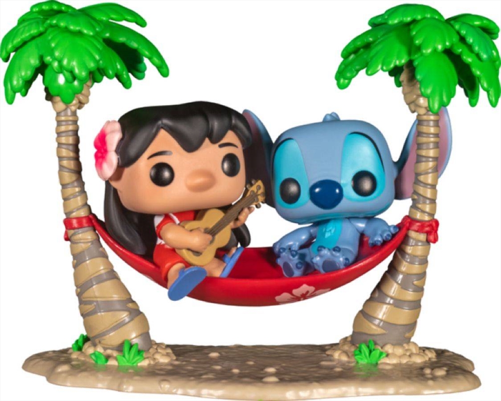 Lilo and Stitch - Lilo and Stitch in Hammock US Exclusive Pop! Moment [RS] | Pop Vinyl