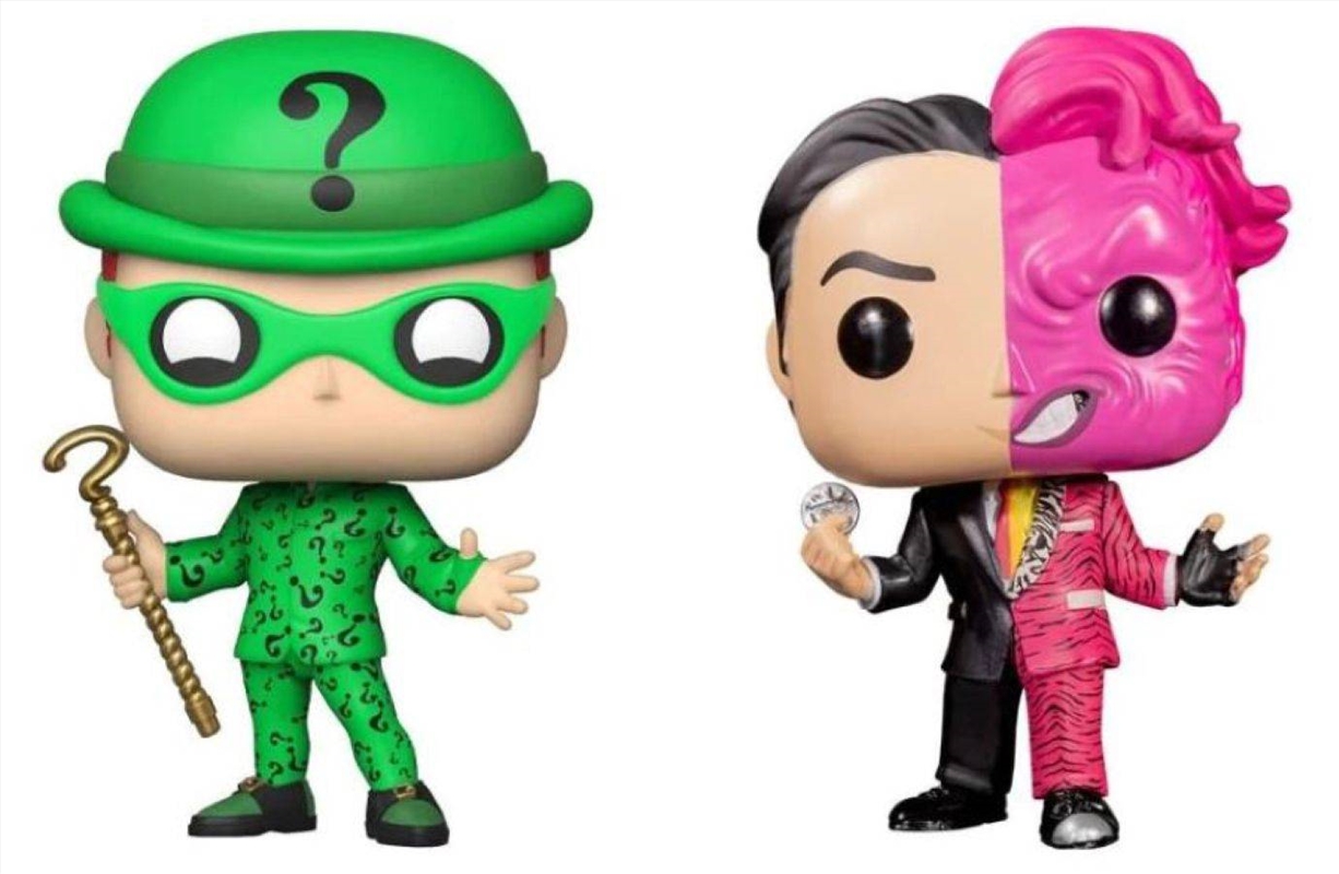 Batman Forever - Two-Face & Riddler Glow US Exclusive Pop! 2-pack [RS]/Product Detail/Deluxe Pop Vinyl