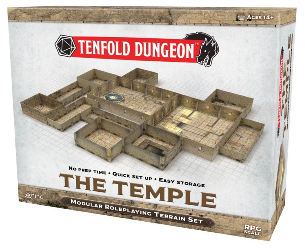 Tenfold Dungeon - The Temple Modular Roleplaying Terrain Set/Product Detail/RPG Games