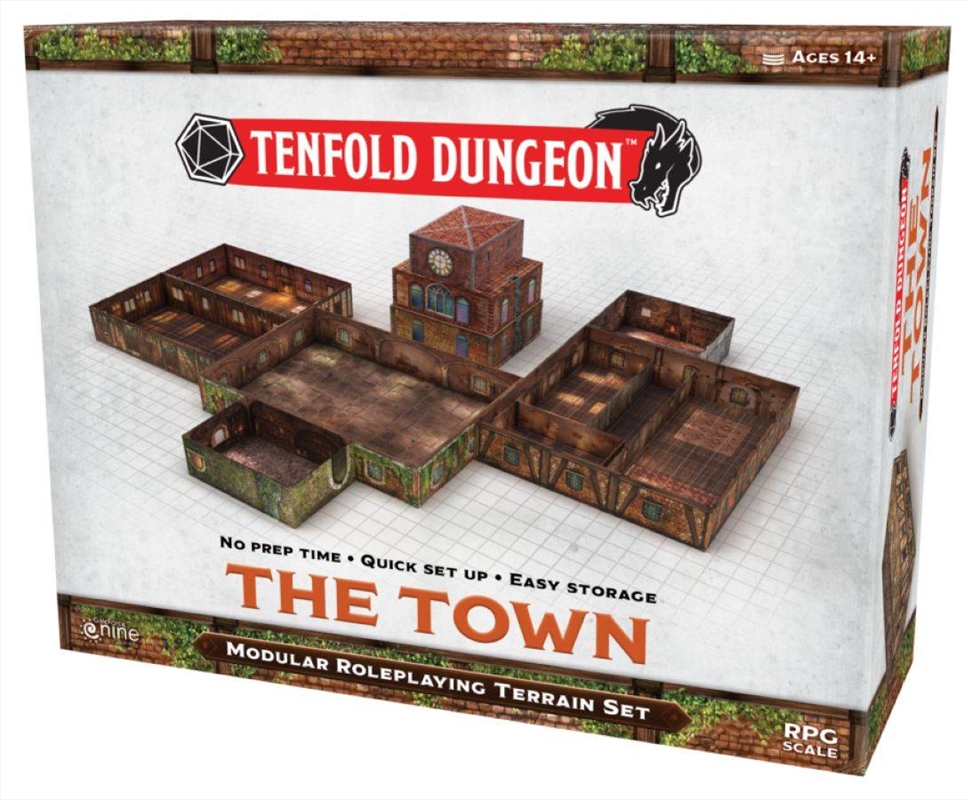Tenfold Dungeon - The Town Modular Roleplaying Terrain Set/Product Detail/RPG Games