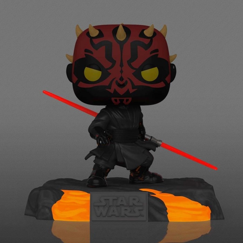 Star Wars - Red Saber Series: Darth Maul Glow US Exclusive Pop! Deluxe [RS]/Product Detail/Deluxe Pop Vinyl