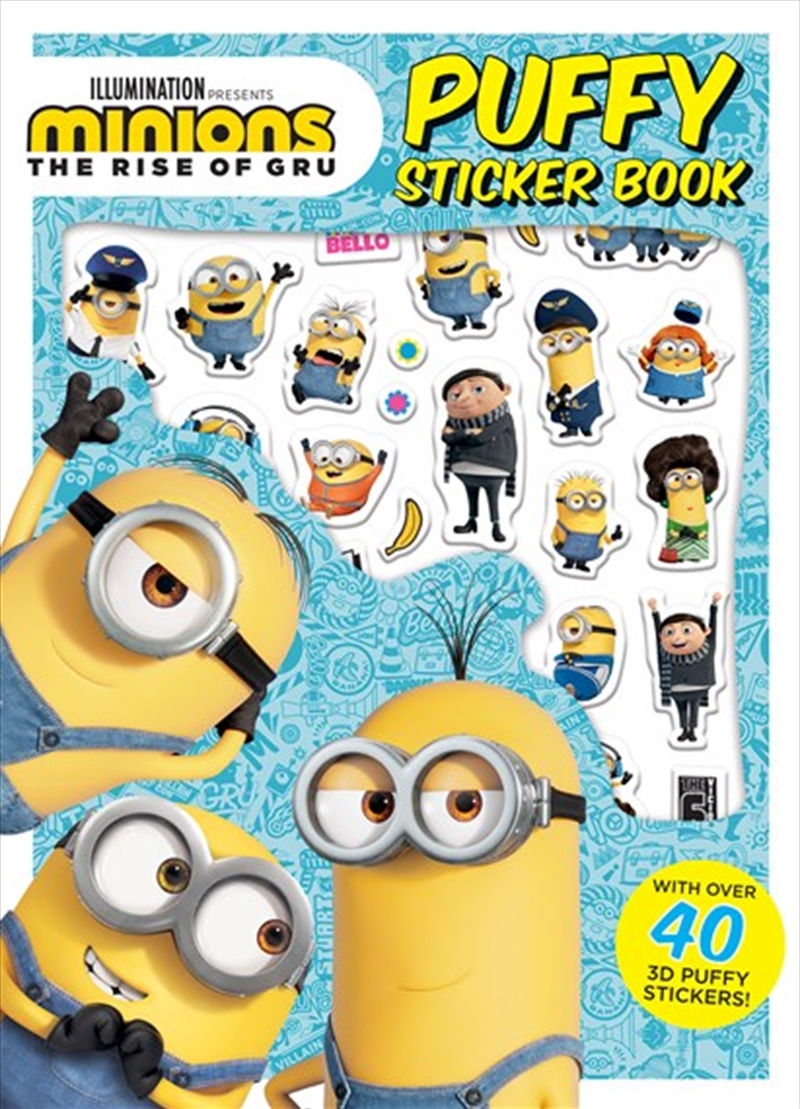 Minions Rise Of Gru Puffy Sticker Book/Product Detail/Kids Activity Books