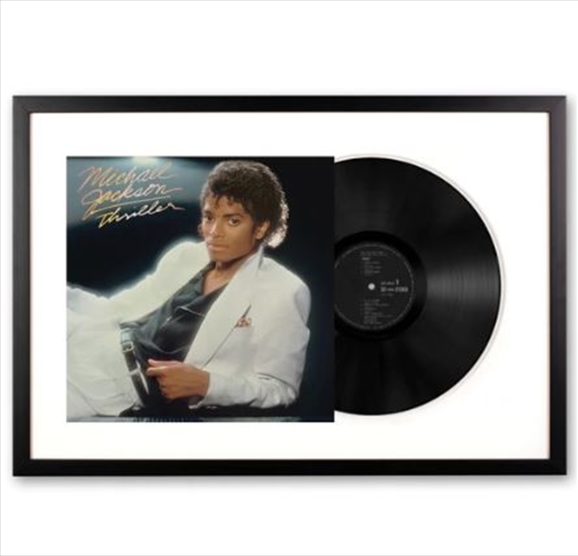 Framed Michael Jackson Thriller Vinyl Album Art/Product Detail/Decor