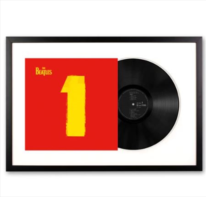 Framed The Beatles - 1 - Double Vinyl Album Art | Homewares