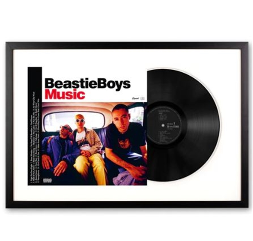 Framed Beastie Boys - Beastie Boys Music - 2LP Vinyl Album Art | Homewares