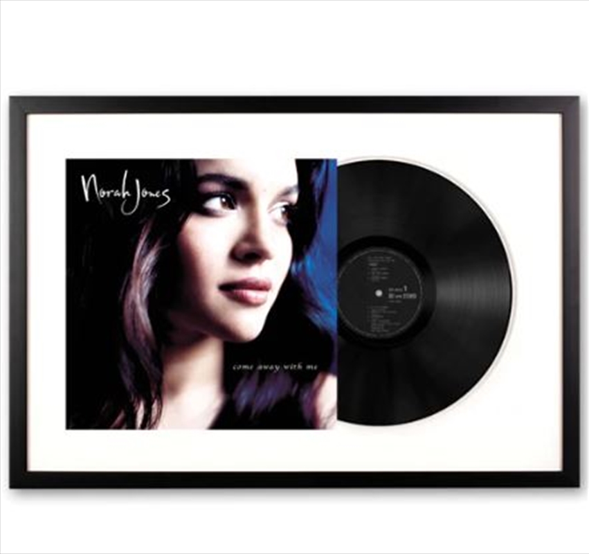 Framed Norah Jones Come Away with Me - Vinyl Album Art | Homewares