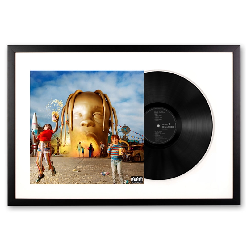 Framed Travis Scott Astroworld Vinyl Album Art | Homewares