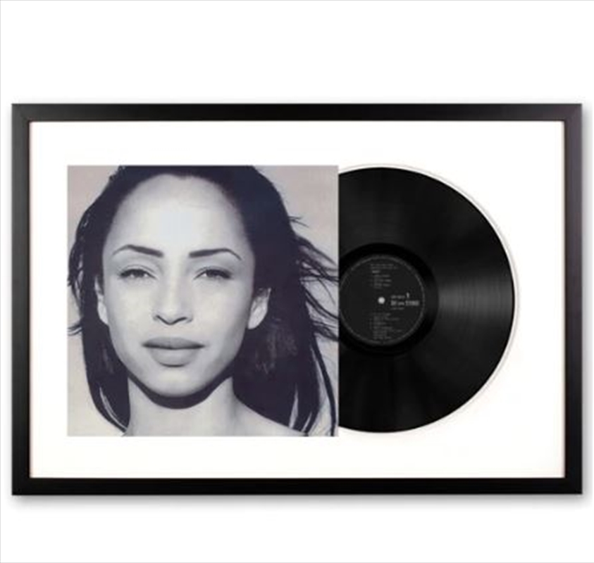Framed Sade the Best of Sade Vinyl Album Art/Product Detail/Decor
