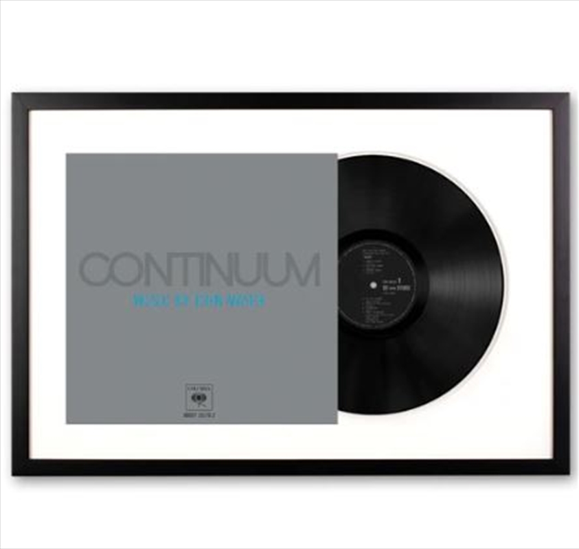 Framed John Mayer Continuum Vinyl Album Art | Homewares