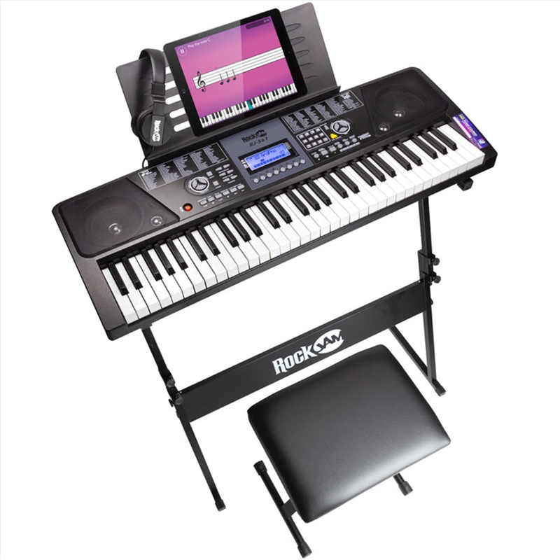 Buy RockJam 61 Key Keyboard Piano With LCD Display Kit Online Sanity