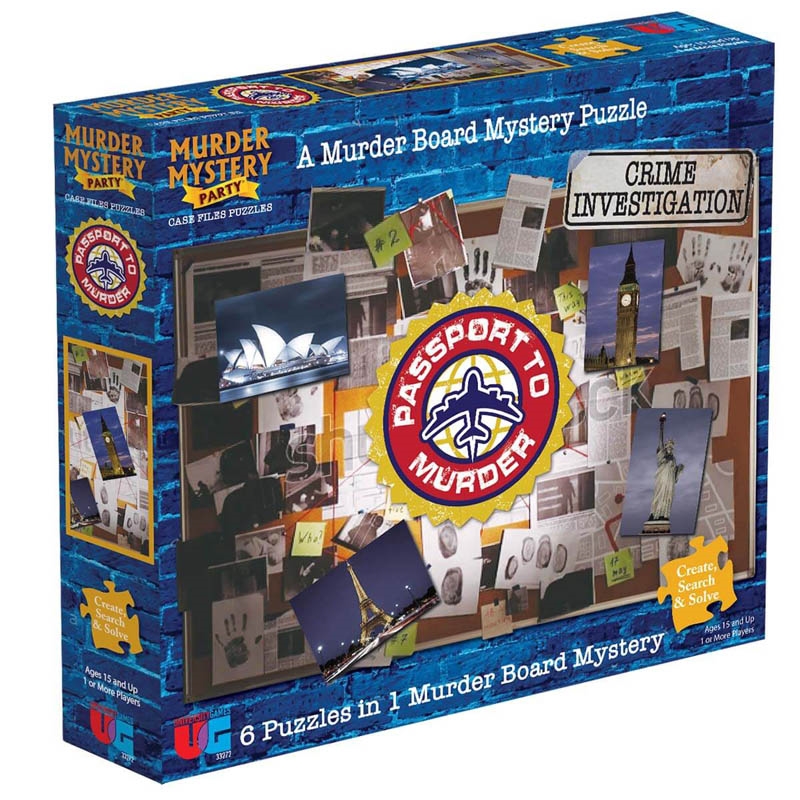Murder Mystery Party Case File Puzzle: Passport to Murder/Product Detail/Jigsaw Puzzles