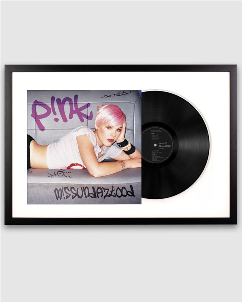 Framed P!NK M!ssundaztood Double Vinyl Album Art | Homewares