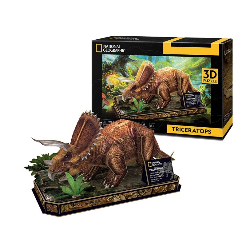 Triceratops 3d  44pcs/Product Detail/Nature and Animals