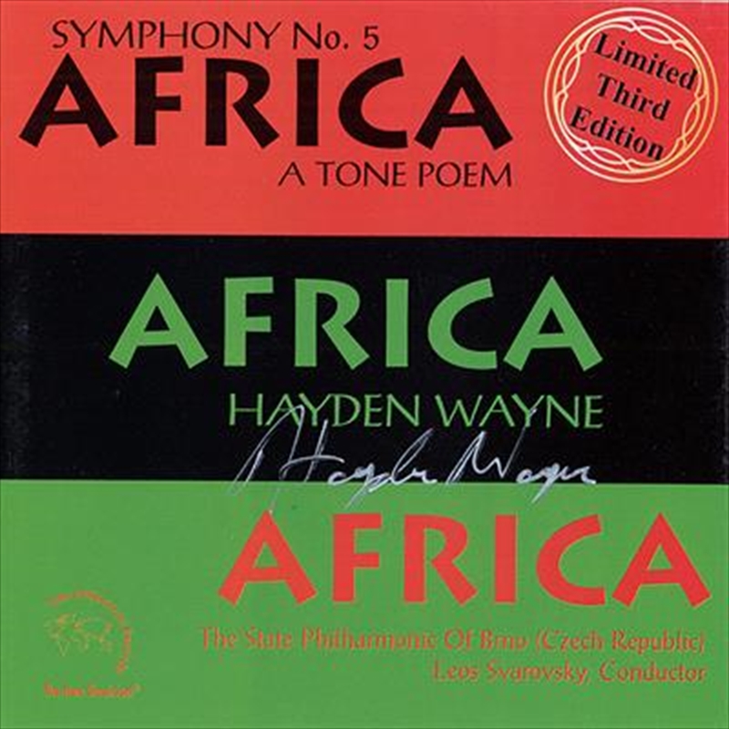 Symphony 5 - Africa A Tone Poem | CD