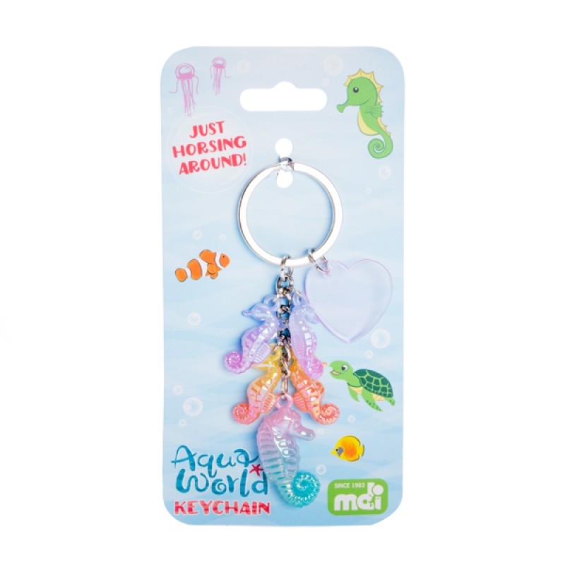 Aqua World Seahorse Keychain | Accessories