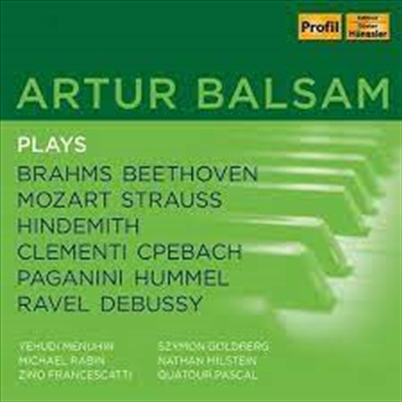 Artur Balsam Plays/Product Detail/Pop