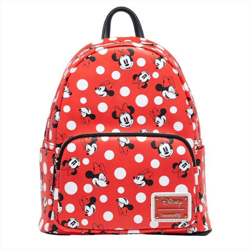 Buy Loungefly Disney - Minnie Mouse Polka Dots Red Mini Backpack Online ...