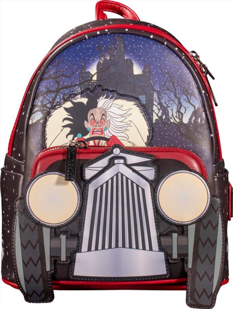 Loungefly 101 Dalmatians (1961) - Cruella Car US Exclusive Mini Backpack/Product Detail/Bags