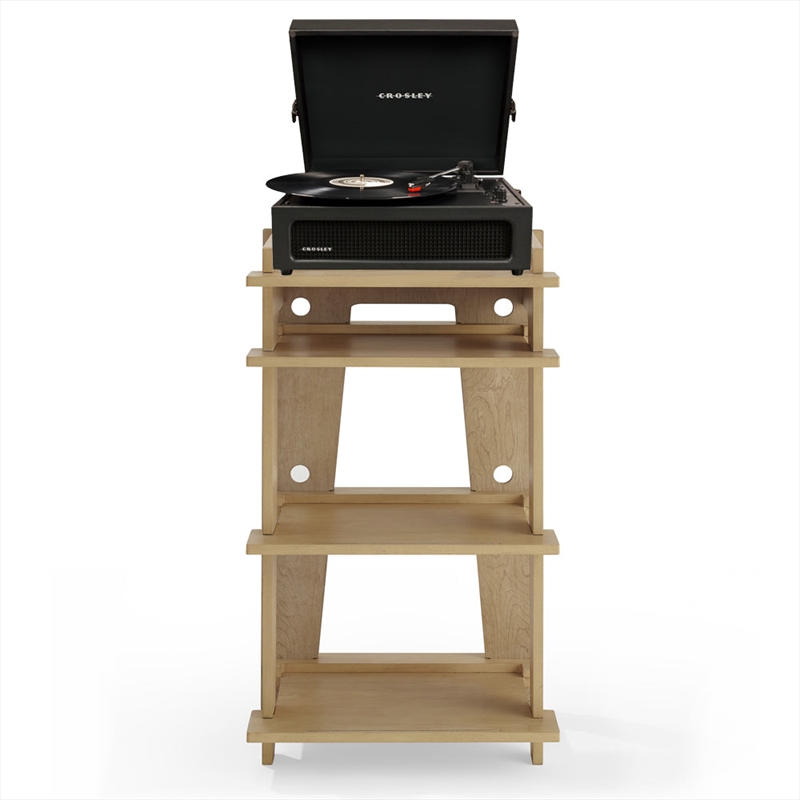 Crosley Voyager Bluetooth Portable Turntable + Crosley SOHO Stand Bundle - Black/Product Detail/Turntables