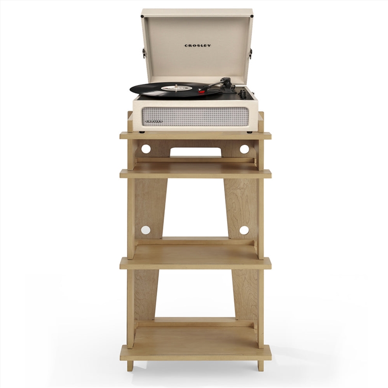 Crosley Voyager Bluetooth Portable Turntable + Crosley SOHO Stand Bundle - Dune/Product Detail/Turntables
