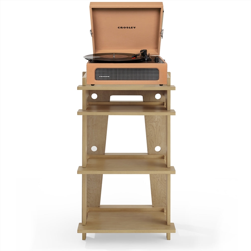Crosley Voyager Bluetooth Portable Turntable + Crosley SOHO Stand Bundle - Tan/Product Detail/Turntables