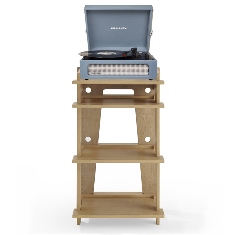 Crosley Voyager Bluetooth Portable Turntable + Crosley SOHO Stand Bundle - Washed Blue/Product Detail/Turntables