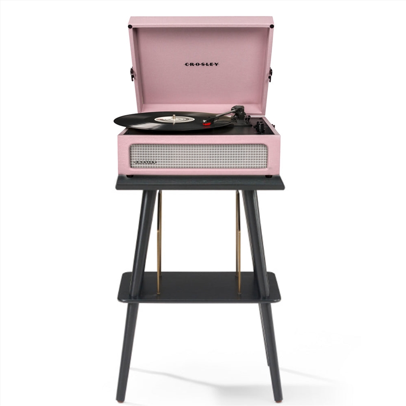 Crosley Voyager Bluetooth Portable Turntable + Entertainment Stand Bundle - Amethyst/Product Detail/Turntables