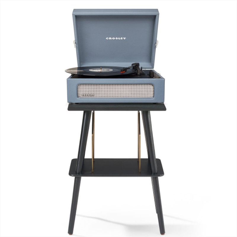 Crosley Voyager Bluetooth Portable Turntable + Entertainment Stand Bundle - Washed Blue/Product Detail/Turntables