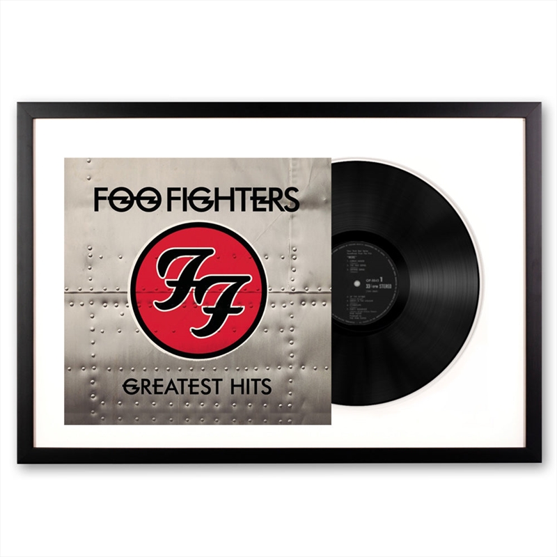 Framed Foo Fighters Greatest Hits Vinyl Album Art | Homewares