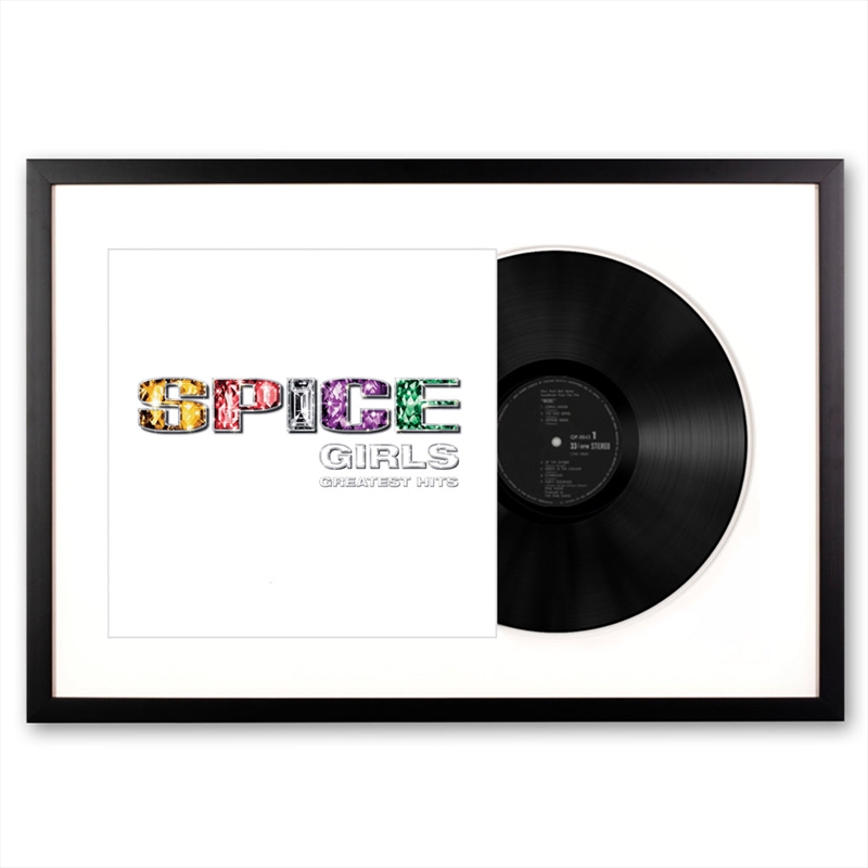 Framed Spice Girls - Greatest Hits - Vinyl Album Art | Homewares