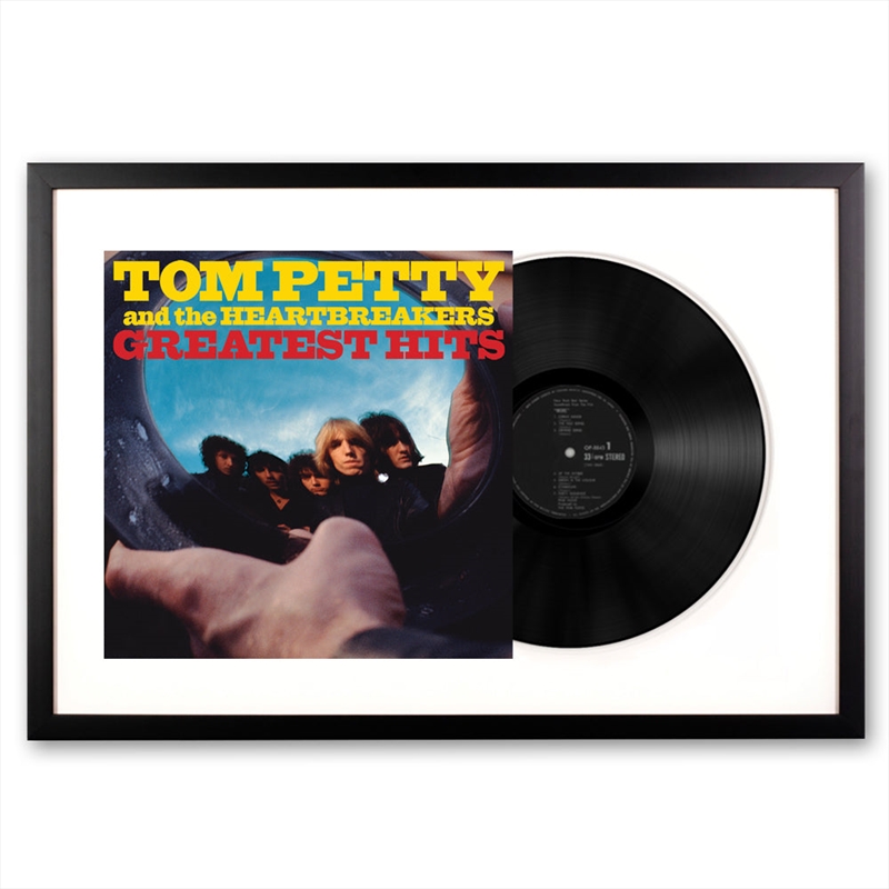 Framed Tom Petty Greatest Hits - Double Vinyl Album Art | Homewares
