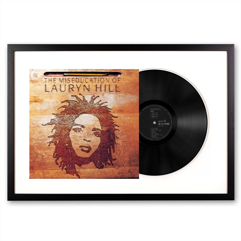 Framed Lauryn Hill the Miseducation of Lauryn Hill Vinyl Album Art | Homewares