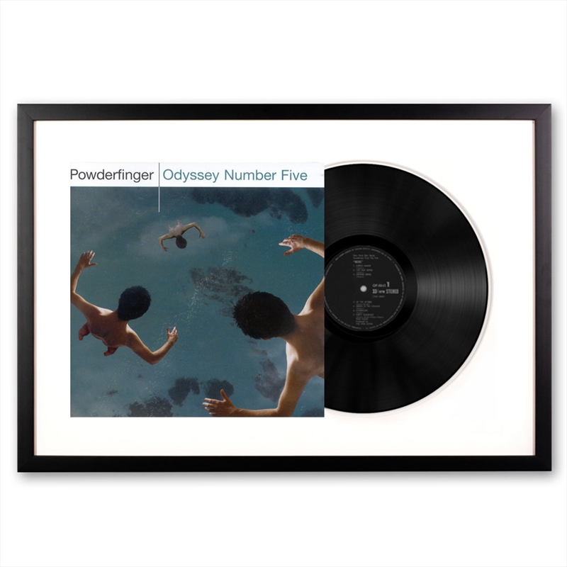 Framed Powderfinger Odyssey Number Five - Vinyl Album Art | Homewares