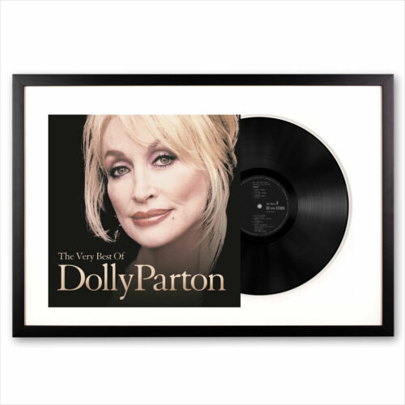 Framed Dolly Parton The Very Best Of Dolly Parton Vinyl Album Art/Product Detail/Decor