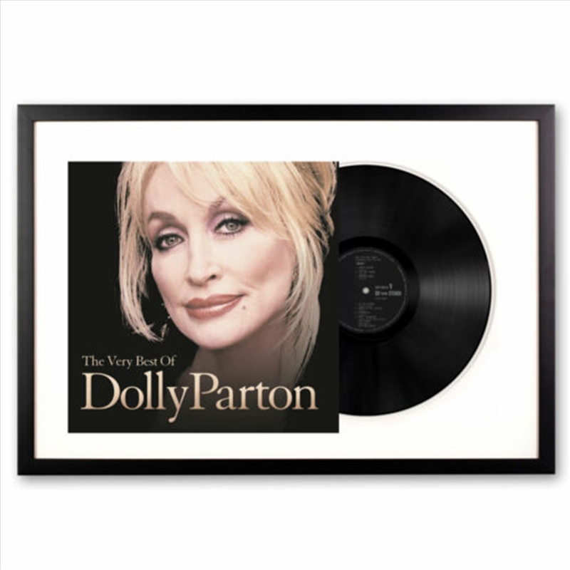 Framed Dolly Parton The Very Best Of Dolly Parton Vinyl Album Art/Product Detail/Decor
