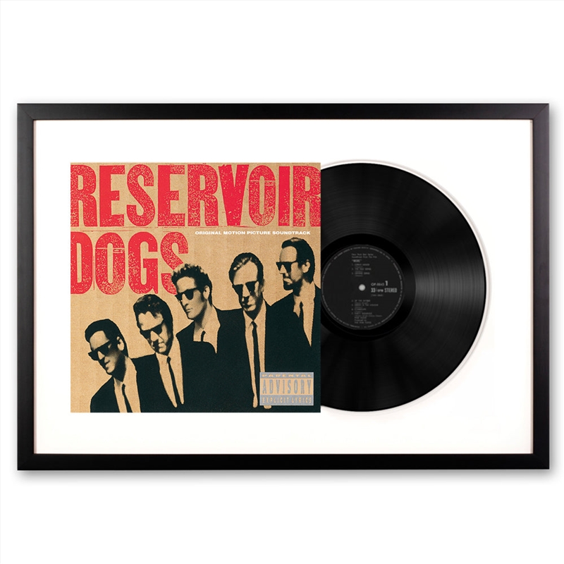 Framed Soundtrack Reservoir Dogs - Vinyl Album Art/Product Detail/Decor